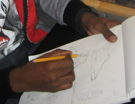 Kanye West Drawing Nike Air Yeezy