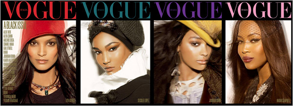 Italian Vogue All Black Issue